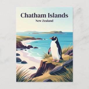 Chatham-Inseln Neuseeland Postkarte