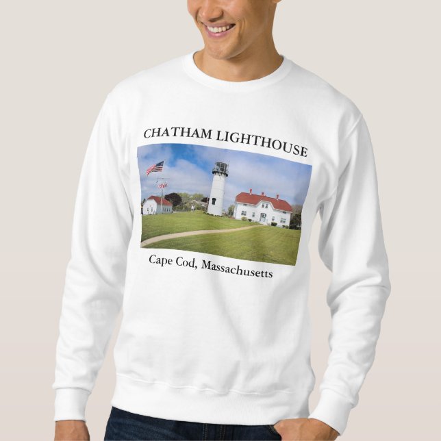 Chatham Leuchtturm, Cape Cod Massachusetts Sweatshirt (Vorderseite)