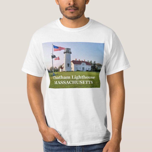 Chatham Leuchtturm, Massachusetts-T - Shirt (Vorderseite)