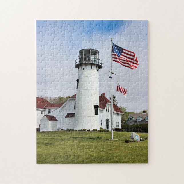 Chatham Leuchtturm, Puzzle Cape Cods MA (Vertikal)
