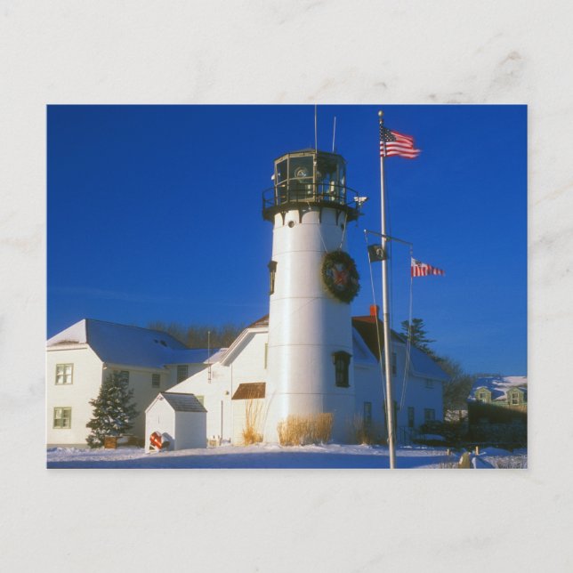 Chatham Lighthouse Cape Cod Postkarte (Vorderseite)
