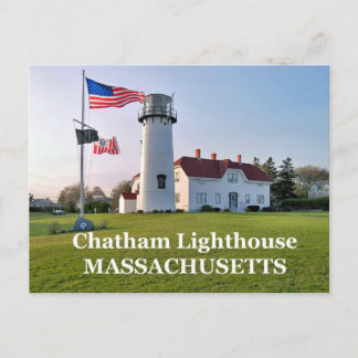 Chatham Lighthouse, Massachusetts Postcard Postkarte