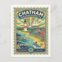Chatham, MA Retro 1950er Jahre Reise