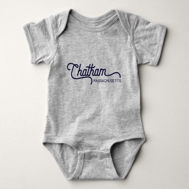 Chatham Massachusetts Baby Bodysuit Strampler (Vorderseite)