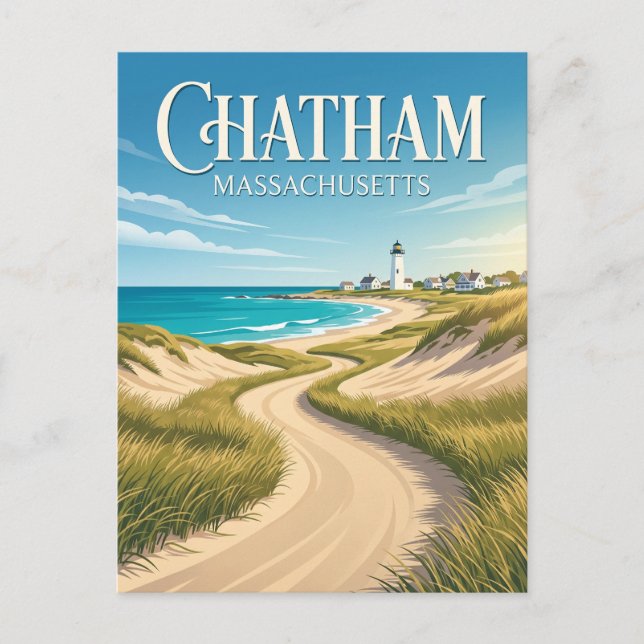 Chatham USA Postkarte (Vorderseite)