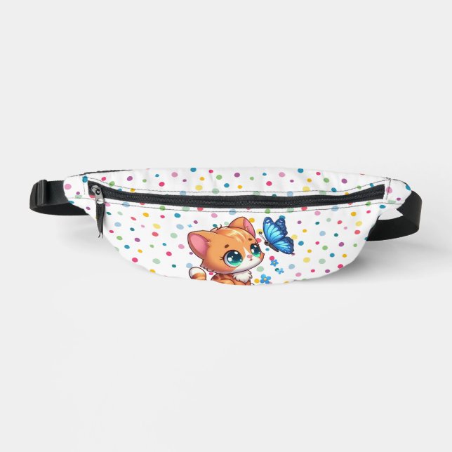 Chaton/chat mignon & papillon  (Recto)