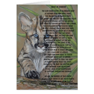 chaton cougar chaton grand chat peinture de la fau