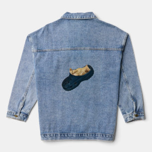 Chaton Dormant Dans Une Chaussure Croc, Veste De L