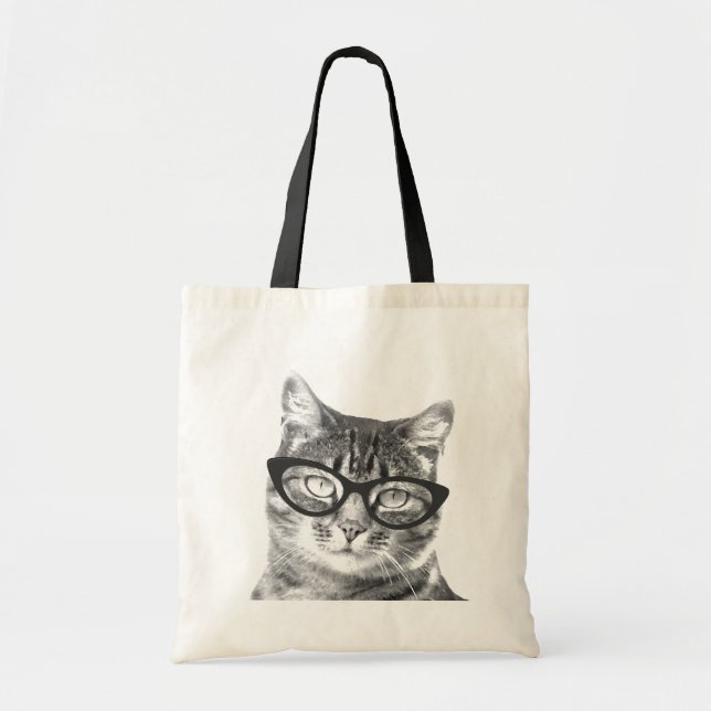 Chaton drôle du sac fourre-tout | à photo de chat (Devant)
