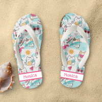 Chatons de tongs d'été pour enfants