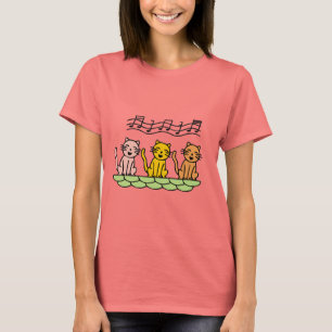 Chats de chant T-shirts et cadeaux