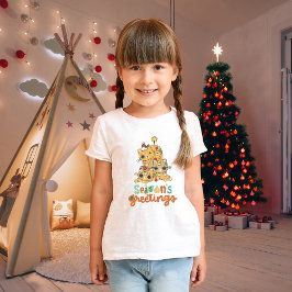 Chats de Noël T-shirt Humour enfant