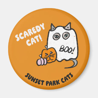 Chats de Sunset Park Magnet de Halloween Chats fan