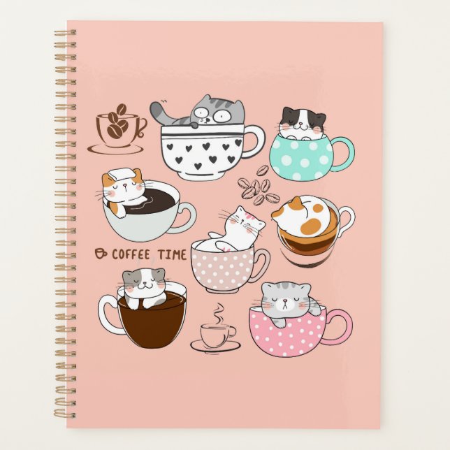 Chats drôles de café (Devant)