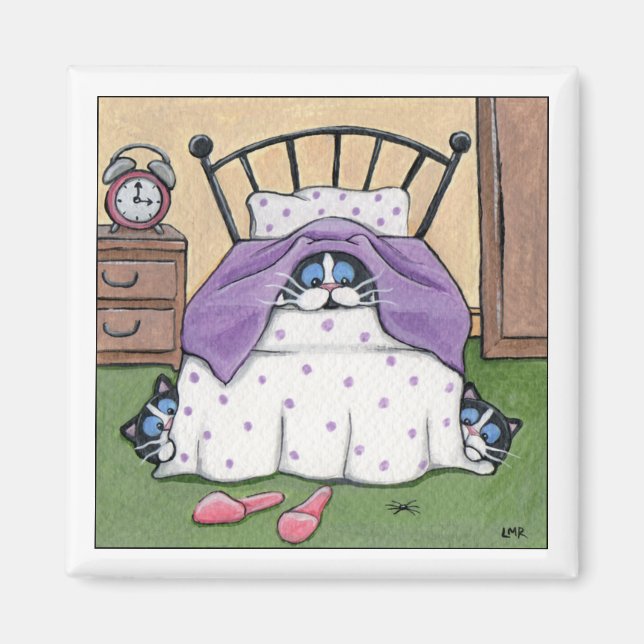 Chats épatants - Aimant de chat (Devant)