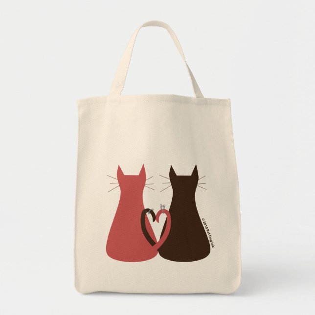 Chats épousant le sac (Devant)