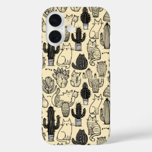 Chats et cactus drôle iPhone / coque ipad