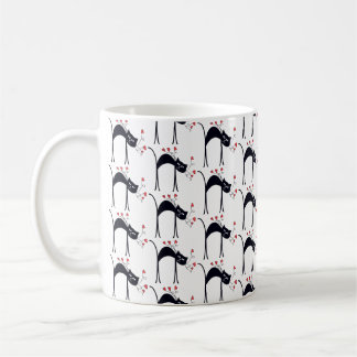 Chats et coeurs Café Mug