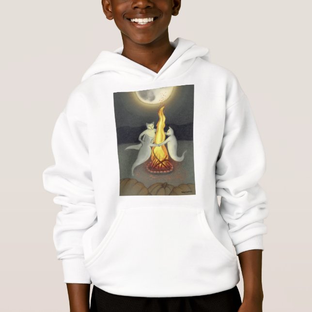 Chats fantômes Halloween Enfants (Devant)