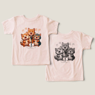 Chats heureux chantant