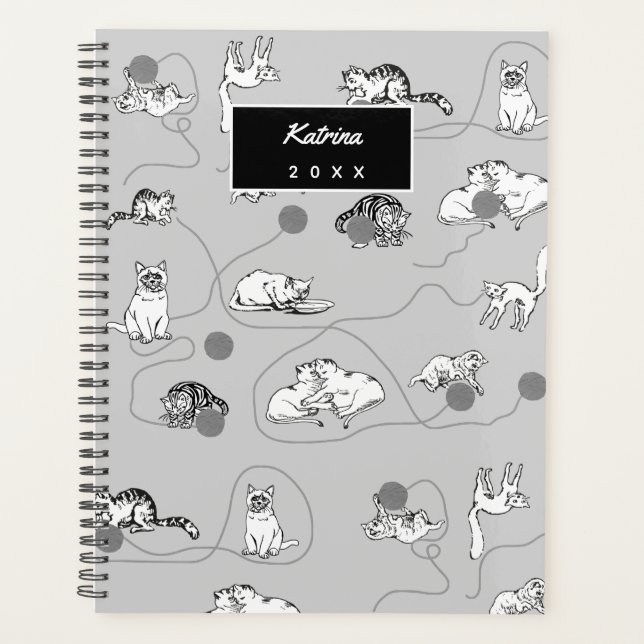 Chats mignons Jouer et être Motif coquin (Devant)