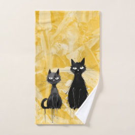 Chats sur Jaune