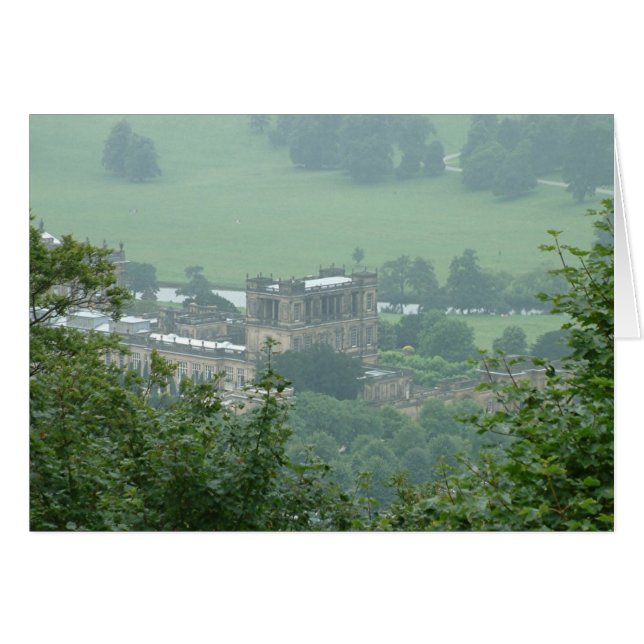 Chatsworth House von oben (Vorderseite (Horizontal))