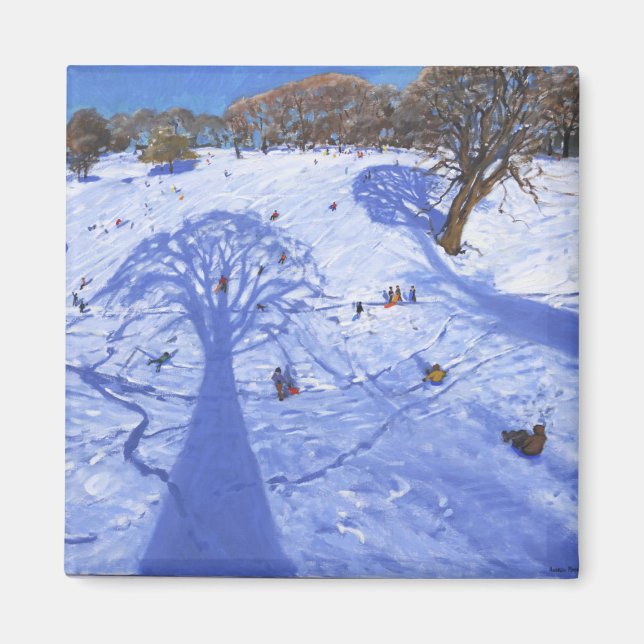 Chatsworth winter tree shadows 2013 magnet (Vorne)