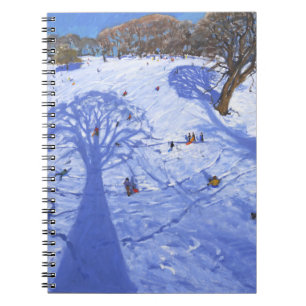 Chatsworth Winterbaum beschattet 2013 Notizblock