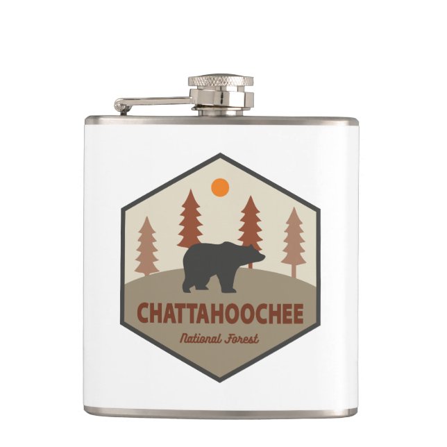 Chattahoochee National Forest Bear Flachmann (Vorderseite)