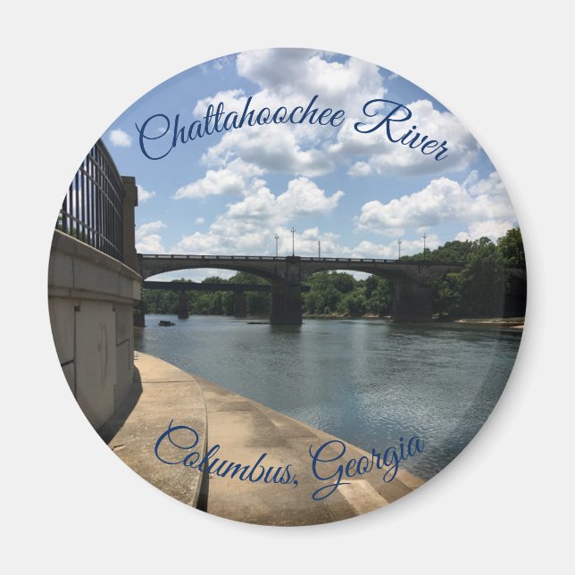 Chattahoochee River Columbus, Georgia Magnet (Vorne)