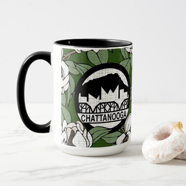 Chattanooga Magnolia Mug (Avec donut)