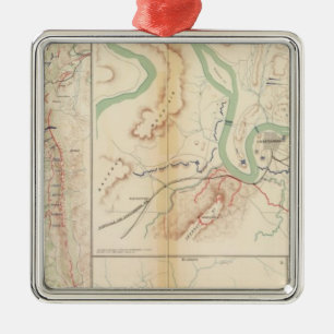 Chattanooga Silbernes Ornament