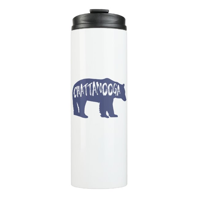 Chattanooga Tennessee Bear Thermosbecher (Vorderseite)