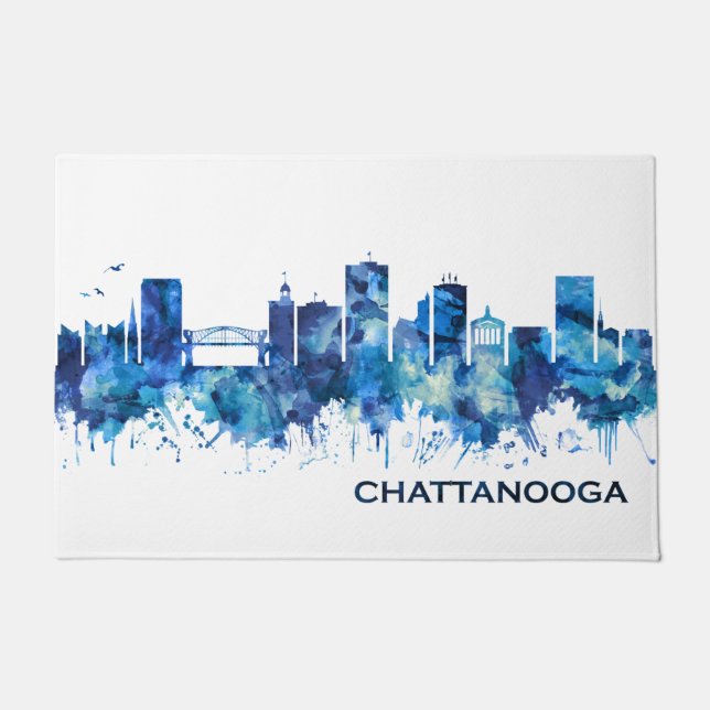 Chattanooga Tennessee Fußmatte (Vorderseite)
