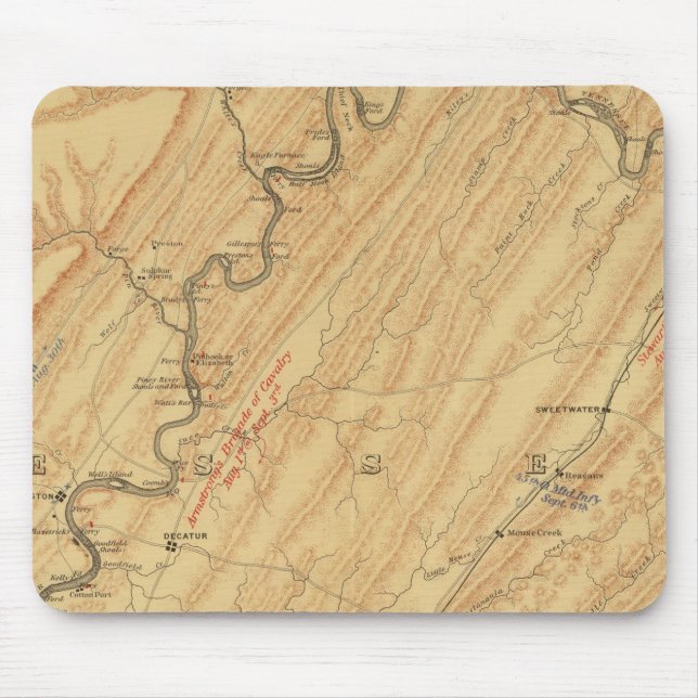 Chattanooga, Tennessee Mousepad (Vorne)