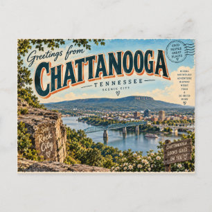 Chattanooga, Tennessee Postkarte