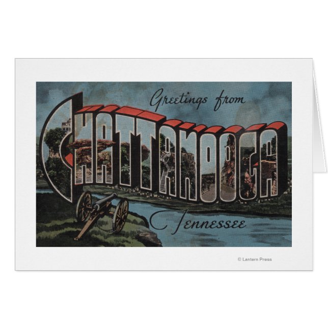 Chattanooga, Tennessee (Szene des Flusses) (Vorderseite (Horizontal))