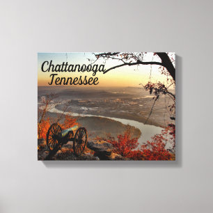 Chattanooga Tennessee vom Lookout Mountain Canvas Leinwanddruck