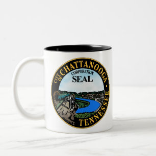 Chattanooga Tennessee Zweifarbige Tasse