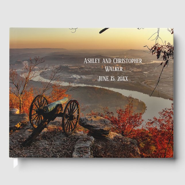 Chattanooga TN Lookout Mountain Wedding Gästebuch (Vorderseite)