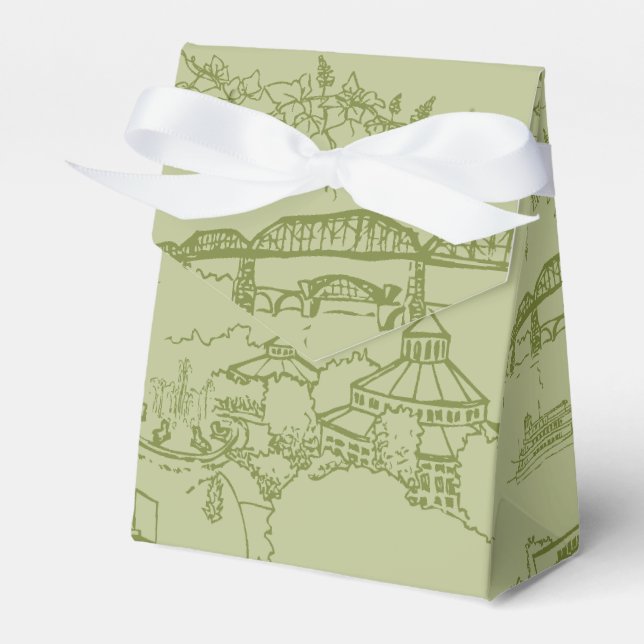 Chattanooga Toile Green Geschenkschachtel (Vorderseite)