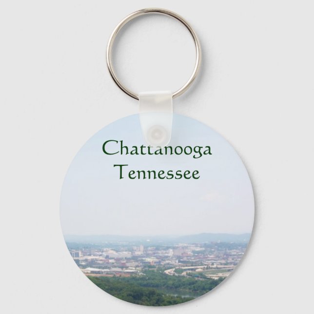 Chattanooga vom Himmel Schlüsselanhänger (Vorderseite)