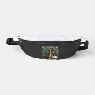 Chatte Dame Haloween Squelette Floral Lune Boussol