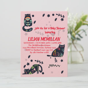 CHATTE-MOI SI VOUS CHATTEZ INVITATION AMUSANTE