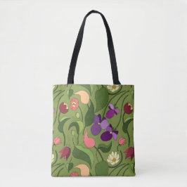 chatternde Blume Tasche