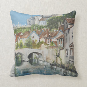 Chattillons sur die Seine Frankreich. 2007 Kissen