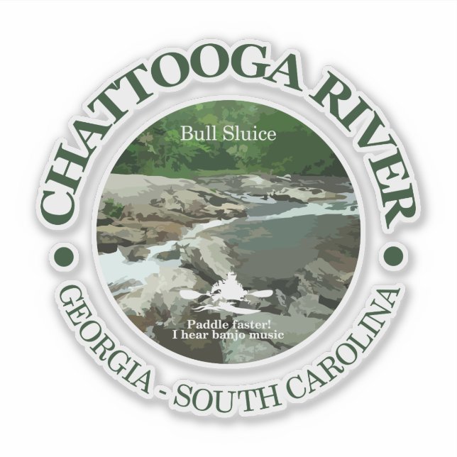 Chattooga River (BS) Aufkleber (Vorderseite)