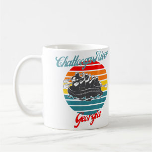 Chattooga River Georgia White Water Rafting Kanu f Kaffeetasse