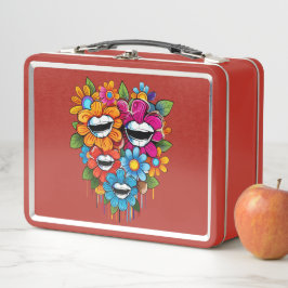 Chatty Blossoms Taza Metall Brotdose
